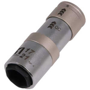 イチネンミツトモ ミツトモQCソケットダブル17/21mm6角 19841 イチネンミツトモ ミツトモQCソケットダブル17/21mm6角 19841
