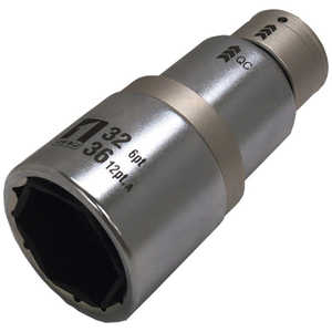 イチネンミツトモ ミツトモQCソケットダブル32/36mm612角 19850 イチネンミツトモ ミツトモQCソケットダブル32/36mm612角 19850