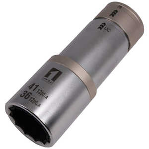 イチネンミツトモ ミツトモQCソケットダブル36/41mm12角 19878 イチネンミツトモ ミツトモQCソケットダブル36/41mm12角 19878