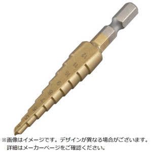 イチネンミツトモ RELIEF 六角軸 ステップドリル φ4-12mm 9段 HSS＋チタンコーティング 27562
