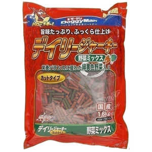 ドギーマン デイリージャーキー 野菜ミックス カットタイプ 1.6kg ドギーマン デイリージャーキー 野菜ミックス カットタイプ 1.6kg