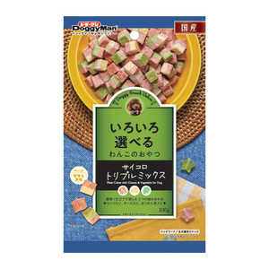 ドギーマン ドギースナック バリュー サイコロトリプルミックス 100g ドギーマン ドギースナック バリュー サイコロトリプルミックス 100g