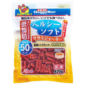 ドギーマン ヘルシーソフトササミジャーキー カットタイプ 420g