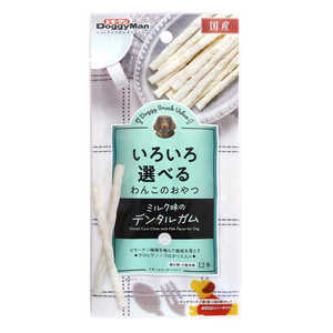 ドギーマン ドギースナック バリュー ミルク味のデンタルガム 12本 ドギーマン ドギースナック バリュー ミルク味のデンタルガム 12本