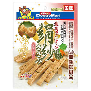 ドギーマン 絹紗 スティック 野菜入り 100g ドギーマン 絹紗 スティック 野菜入り 100g