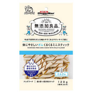 ドギーマン 無添加 体に優しいガムくるくるミニスティック120g ドギーマン 無添加 体に優しいガムくるくるミニスティック120g