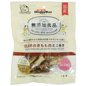 ドギーマンハヤシ 無添加良品 国産鶏の赤もも肉ミニ巻き 18本 ドギーマンハヤシ 無添加良品 国産鶏の赤もも肉ミニ巻き 18本