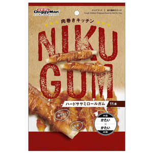 ドギーマン 肉巻きキッチン ハードササミロールガム 11本