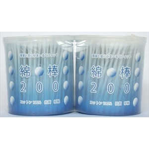 平和メディク 綿棒 200本 円筒ケース入×2パック 平和メディク 綿棒 200本 円筒ケース入×2パック