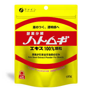 ファイン ハトムギエキス100%顆粒180g ファイン ハトムギエキス100%顆粒180g