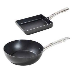 マイヤージャパン 深型フライパン 卵焼き器 2点セット IH ガス火対応 ミニマル PM-ASET