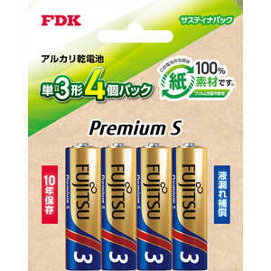 FDK アルカリ単3(4個ブリスターパック) PremiumS LR6PS-4SB