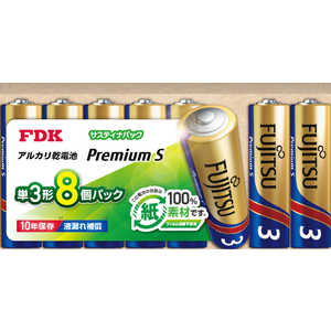 FDK アルカリ単3(8個パック) PremiumS LR6PS-8SP FDK アルカリ単3(8個パック) PremiumS LR6PS-8SP
