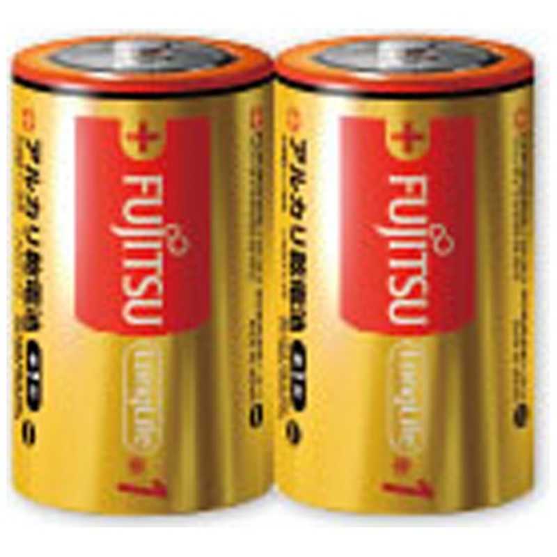 富士通　FUJITSU 富士通　FUJITSU ｢単1形乾電池｣2本 アルカリ乾電池｢ロングライフ｣ LR20FL(2S) LR20FL(2S)