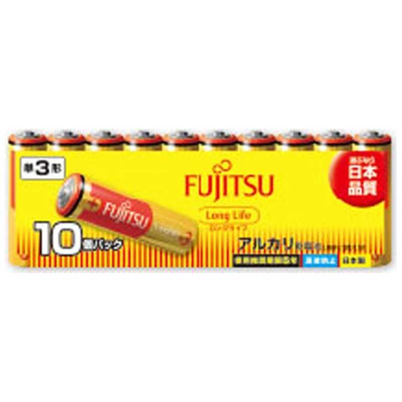 富士通　FUJITSU 富士通　FUJITSU ｢単3形乾電池｣10本 アルカリ乾電池｢ロングライフ｣ LR6FL(10S) LR6FL(10S)