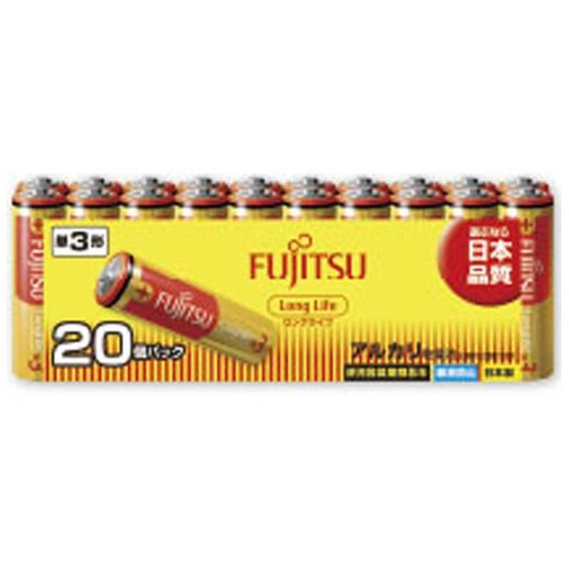富士通　FUJITSU 富士通　FUJITSU ｢単3形乾電池｣20本 アルカリ乾電池｢ロングライフ｣ LR6FL(20S) LR6FL(20S)