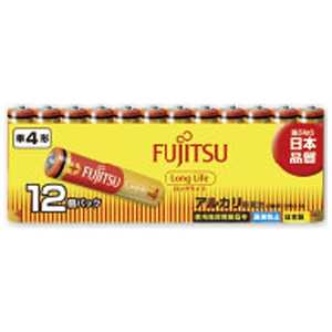 富士通　FUJITSU ｢単4形乾電池｣12本 アルカリ乾電池｢ロングライフ｣ LR03FL(12S)