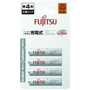 富士通　FUJITSU ｢ニッケル水素電池単4形｣4個パック HR-4UTC(4B)