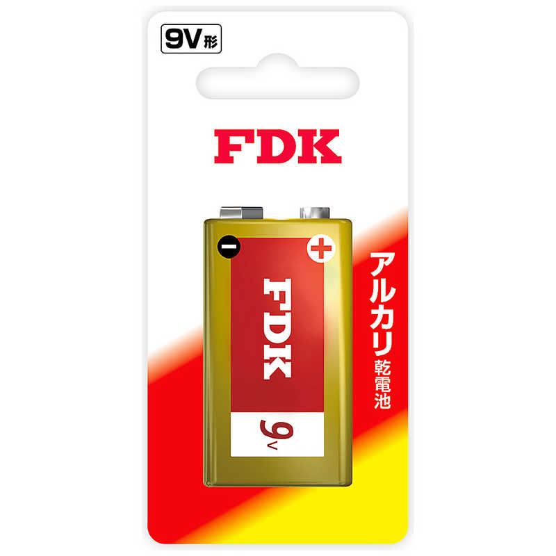 FDK FDK アルカリ乾電池9V形 9V 1個 ブリスターパック 6LR61-B 6LR61-B