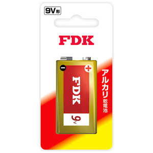 FDK アルカリ乾電池9V形 9V 1個 ブリスターパック 6LR61-B