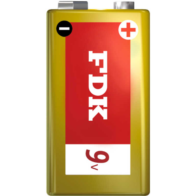 FDK FDK アルカリ乾電池9V形 9V 1個パック 6LR61(S) 6LR61(S)