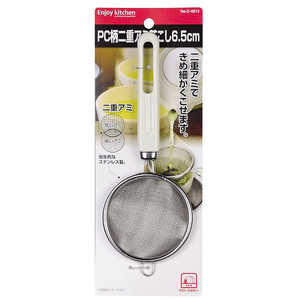 パール金属 ENJOY KITCHEN PC柄二重網茶こし6.5cm C-4813 パール金属 ENJOY KITCHEN PC柄二重網茶こし6.5cm C-4813