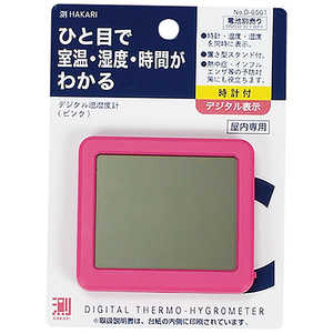 パール金属 測HAKARI デジタル温湿度計(ピンク) ピンク D6561