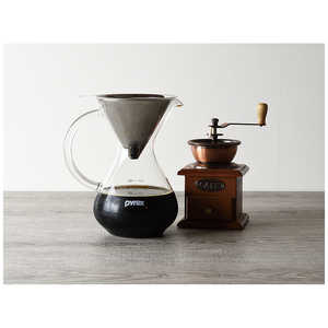 パール金属 PYREX コーヒーサーバー600ml ステンレスフィルター付き CP8537 パール金属 PYREX コーヒーサーバー600ml ステンレスフィルター付き CP8537