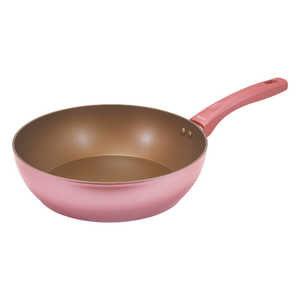 パール金属 VISIONS GOLD Coating IH対応ディープパン28cm PINK CP8798 パール金属 VISIONS GOLD Coating IH対応ディープパン28cm PINK CP8798