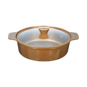 パール金属 VISIONS GOLD Coating IH対応卓上鍋28cm CP-8806 パール金属 VISIONS GOLD Coating IH対応卓上鍋28cm CP-8806