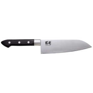パール金属 毘剣 ステン割り込み3本鋲三徳包丁165 F-2366 パール金属 毘剣 ステン割り込み3本鋲三徳包丁165 F-2366