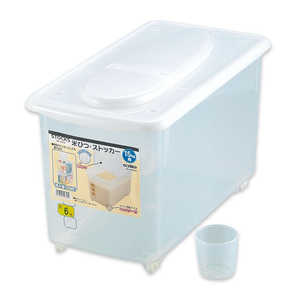 ストックス 米びつ・ストッカー (計量カップ付) 15kg用 H-5544