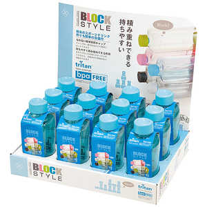 パール金属 ブロックスタイル PCアクアボトル500(ブルー) ブルー H6033 パール金属 ブロックスタイル PCアクアボトル500(ブルー) ブルー H6033