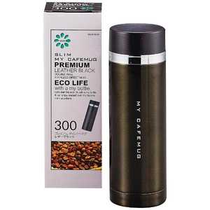 パール金属 ダイレクトボトル 300ml プレミアムマイカフェスリム レザーブラック H-6934 パール金属 ダイレクトボトル 300ml プレミアムマイカフェスリム レザーブラック H-6934