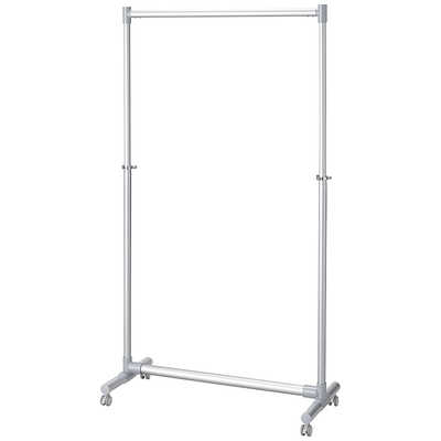 パール金属　軽くて丈夫なアルミ製ハンガーラック(シルバー)　N-7592 パール金属 軽くて丈夫なアルミ製ハンガーラック(シルバー) N-7592 の