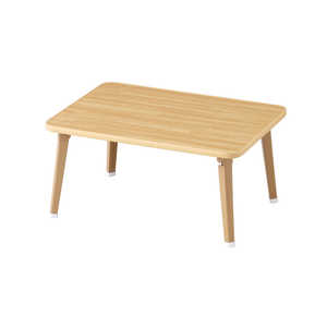 パール金属 木目調テーブル60×45(ナチュラル) ナチュラル N7837