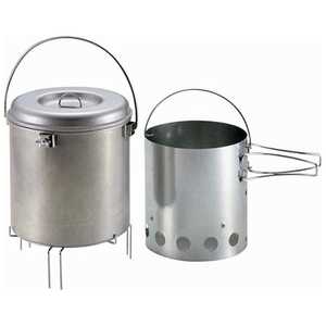 キャプテンスタッグ 大型火消しつぼ 火起し器セッ M6625