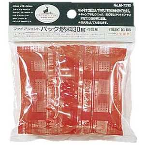 キャプテンスタッグ ファイアジェントパック燃料30g 4個組 M7310