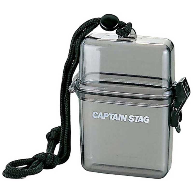 キャプテンスタッグ キャプテンスタッグ トレッキングアクセサリー 防水クリアケース (クリアブラック) M9358 M9358