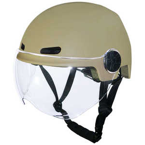 パール金属 CSヘルメット Cabeza カベサ シールド付ソフトL(マットベージュ) Y6499