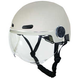 パール金属 CSヘルメット Cabeza カベサ シールド付ソフトL(マットホワイト) Y6500
