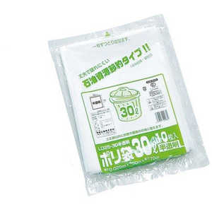 カンダ 福助 業務用ゴミ袋 30L LD25-30 (10枚入) 379152 カンダ 福助 業務用ゴミ袋 30L LD25-30 (10枚入) 379152