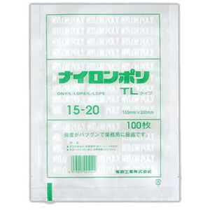 カンダ ナイロンポリ袋 TLタイプ(100枚入) 15-20 377251 カンダ ナイロンポリ袋 TLタイプ(100枚入) 15-20 377251