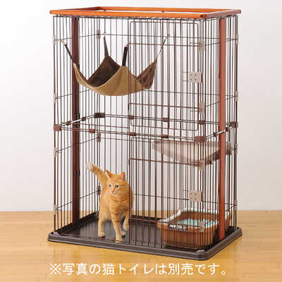 ボンビアルコン (bonbi) ウッドワンサークル キャット 2段タイプ