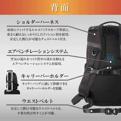 【極美品】HAKUBA カメラバッグ GW-PRO RED  2気室 ブラック