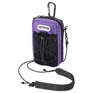 OUTDOOR PRODUCTS アウトドアプロダクツ スマートフォンポーチ07 パープル ODPP07PU