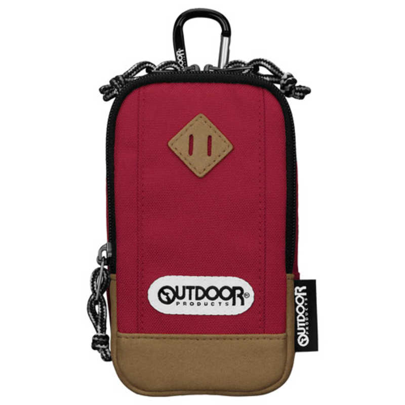 OUTDOOR OUTDOOR OUTDOOR PRODUCTS(アウトドアプロダクツ) カメラポーチ 04 (レッド) ODCP04RD ODCP04RD