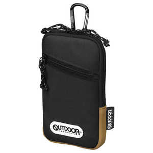 OUTDOOR アウトドアプロダクツ スマートフォンポーチ04 ブラック OUTDOOR ブラック ODPP04BK