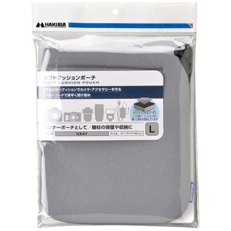 ハクバ ソフトクッションポーチ L 返品種別A KCS-37L ブラック