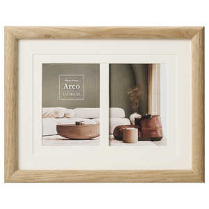 ハクバ フォトフレーム Arco (アルコ) L×2 / KG / 2L ナチュラル FWAR-L2NT